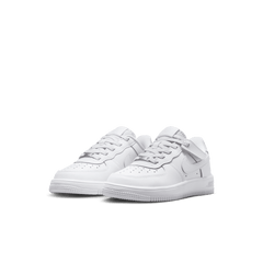 Little Kids' Nike Force 1 Low EasyOn "Triple White"