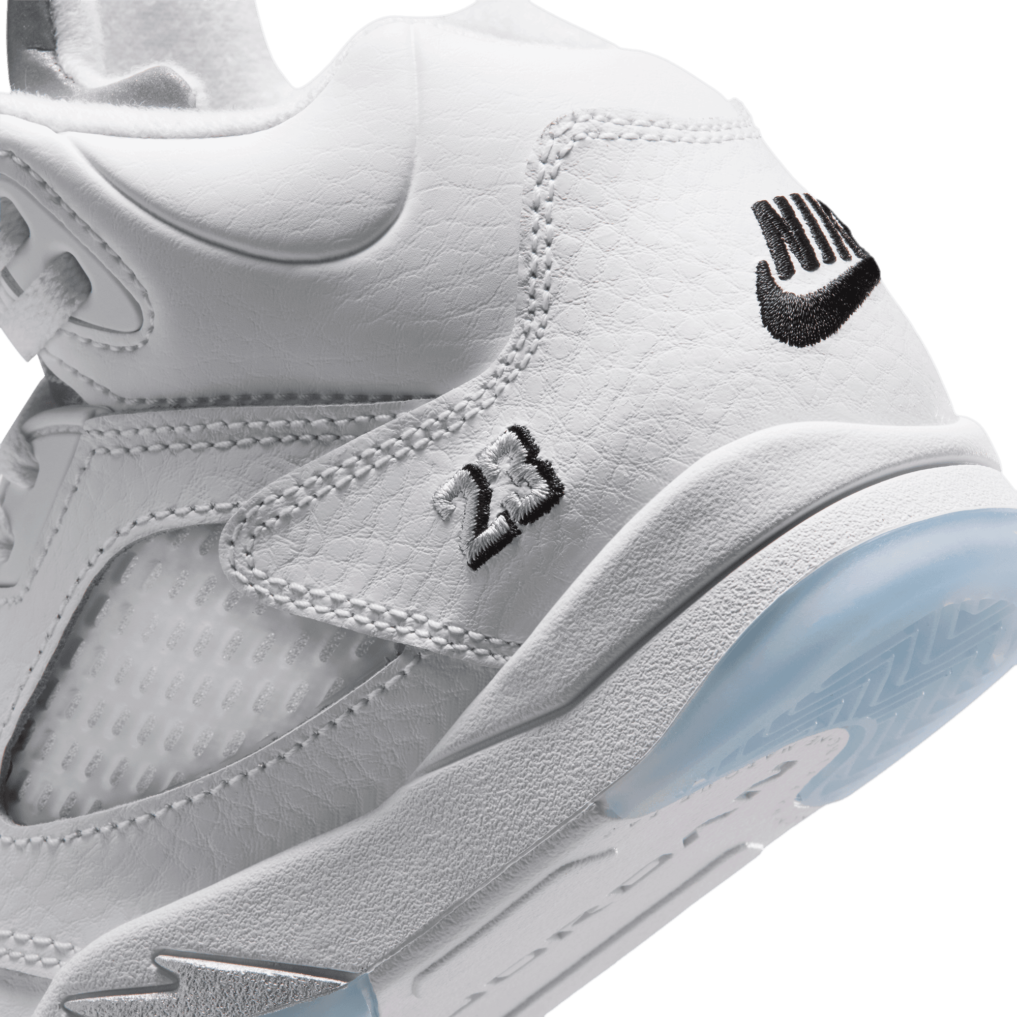 Little Kids' Jordan 5 Retro OG "White Metallic"