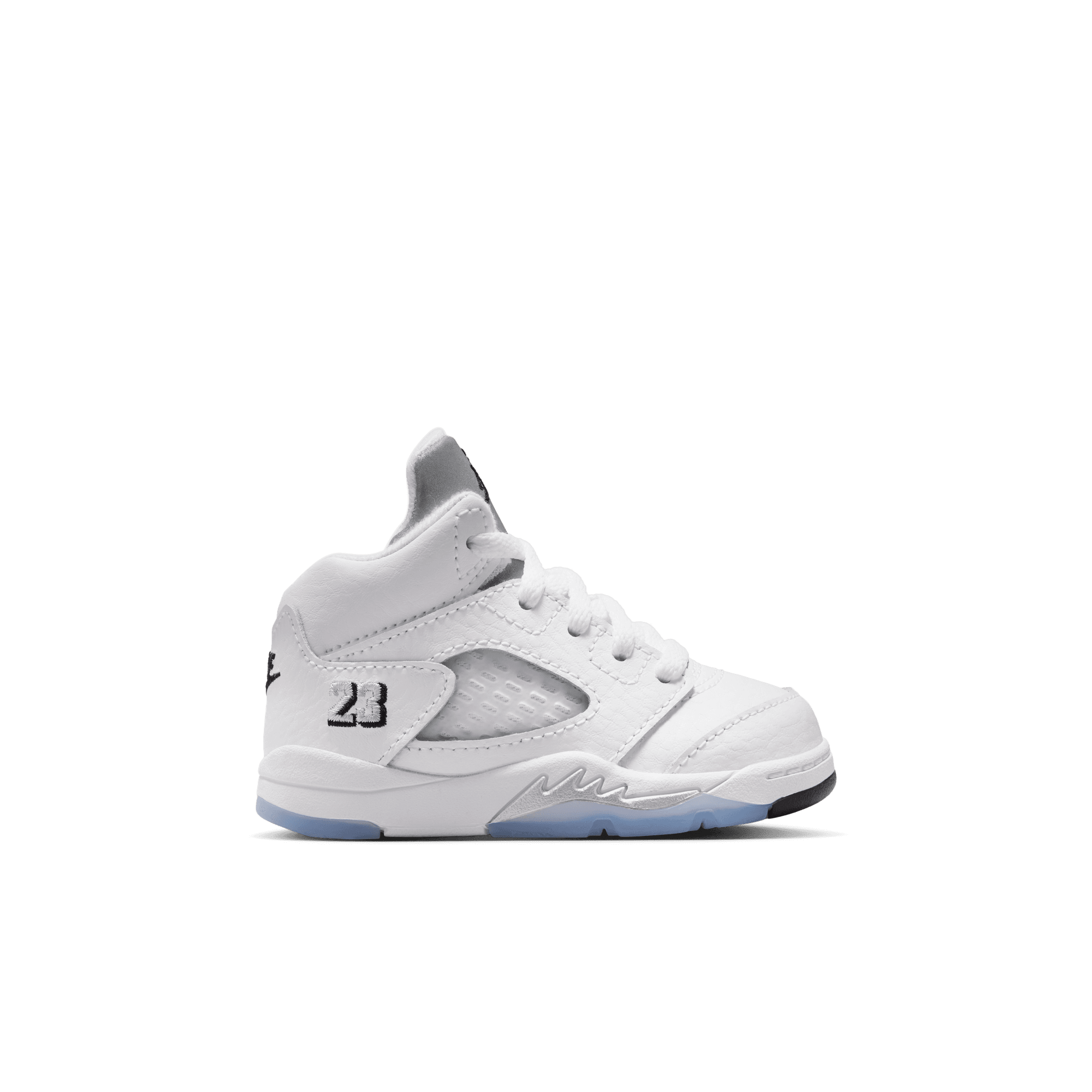 Baby/Toddler Jordan 5 Retro OG "White Metallic"