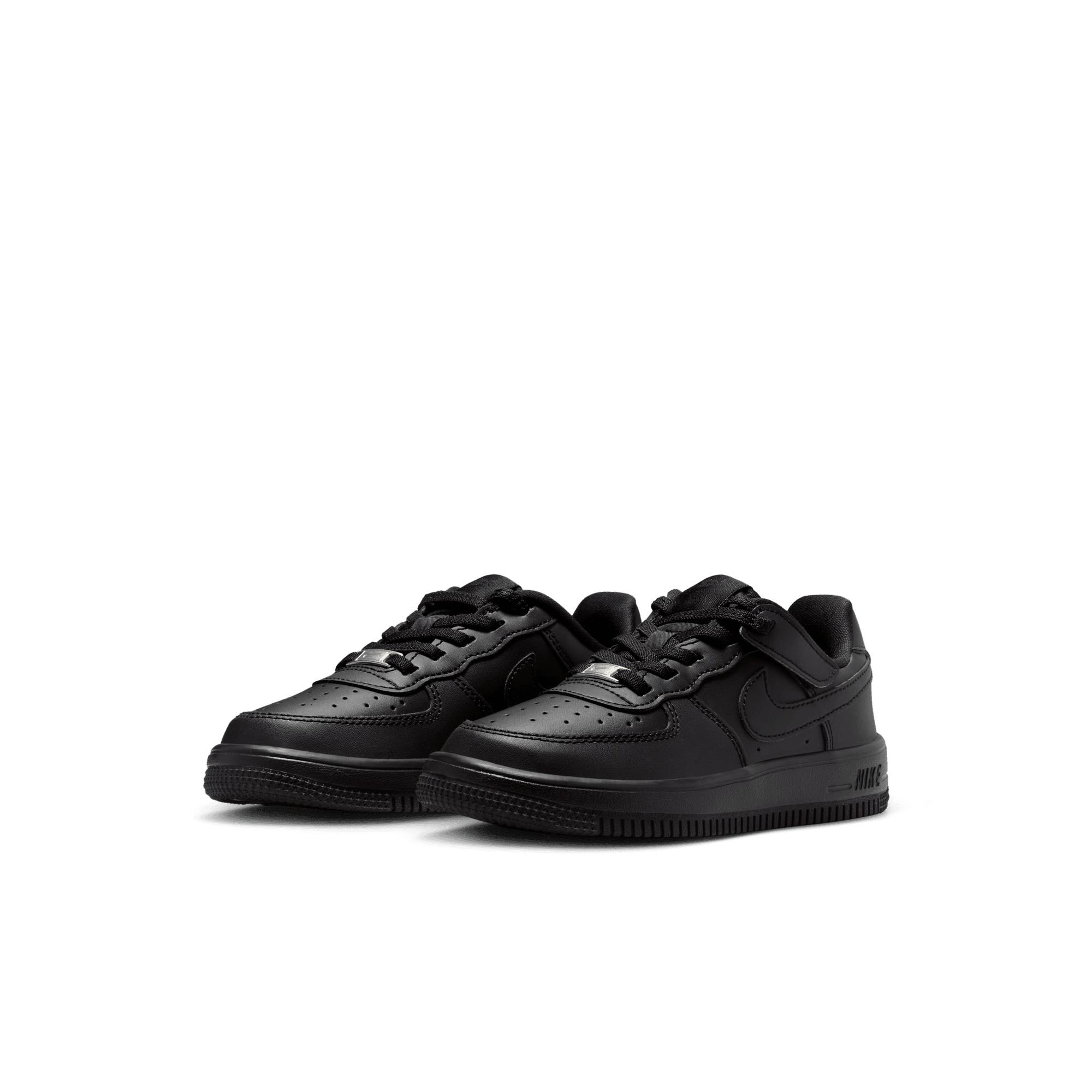 Little Kids' Nike Force 1 Low EasyOn "Black"