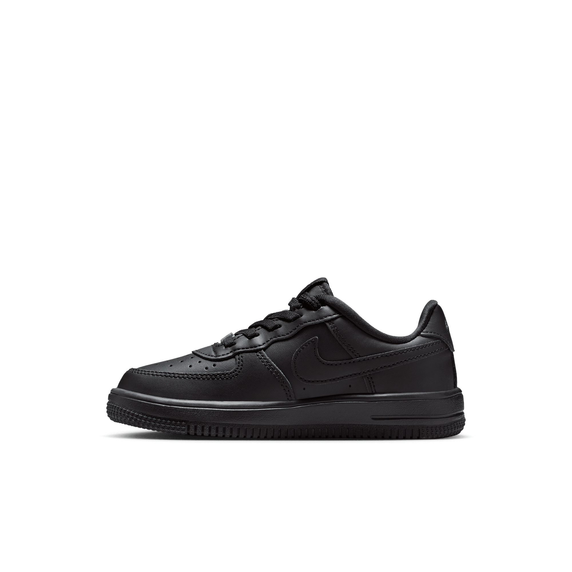 Little Kids' Nike Force 1 Low EasyOn "Black"