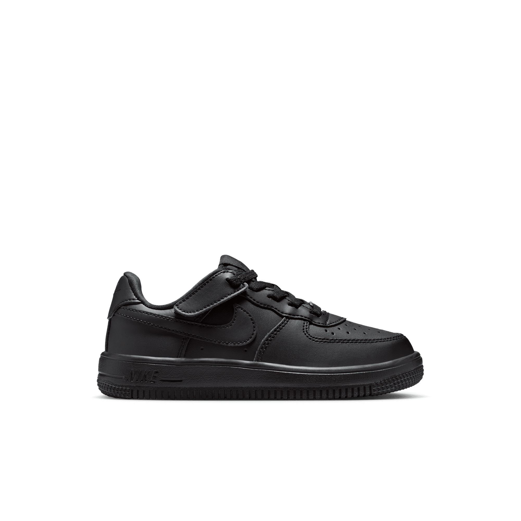 Little Kids' Nike Force 1 Low EasyOn "Black"