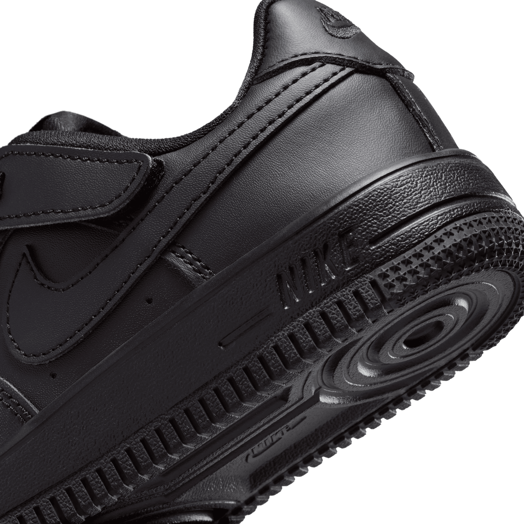 Little Kids' Nike Force 1 Low EasyOn "Black"