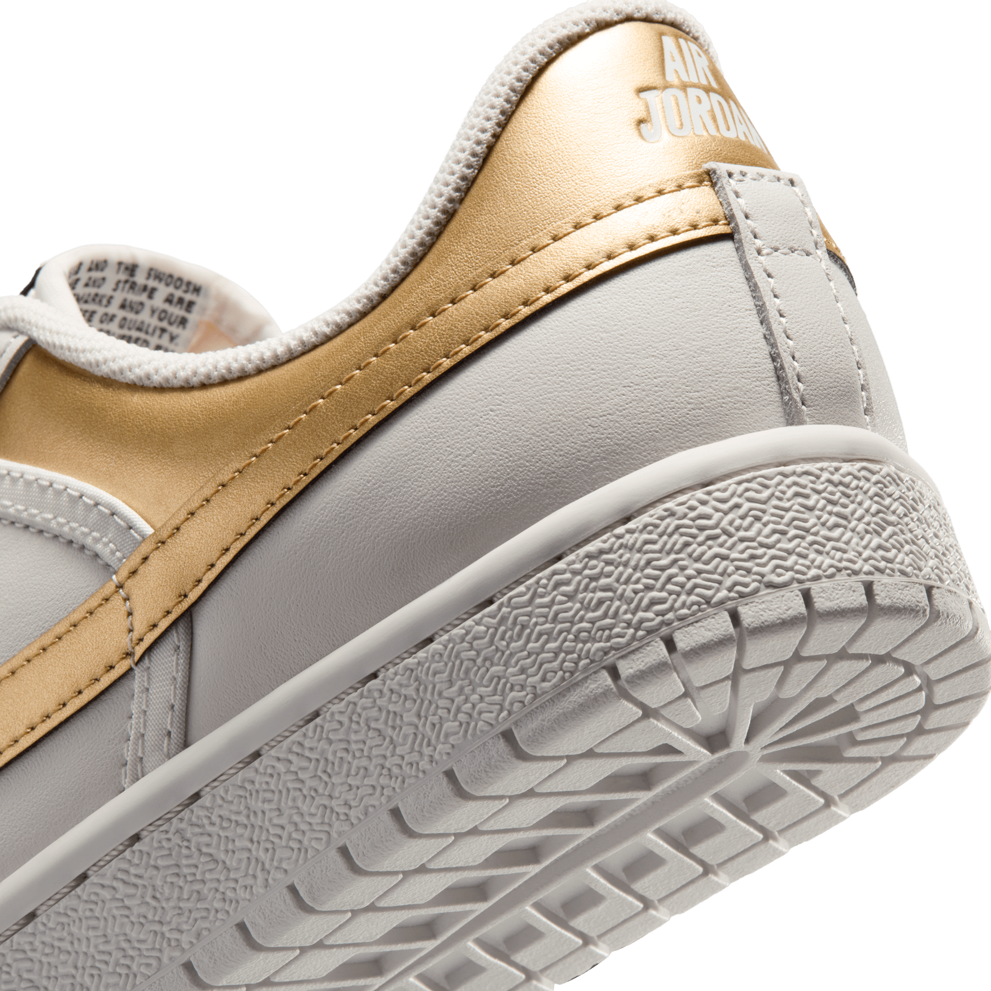 Women's Air Jordan Skyline Low "Swan Black Metallic Gold"