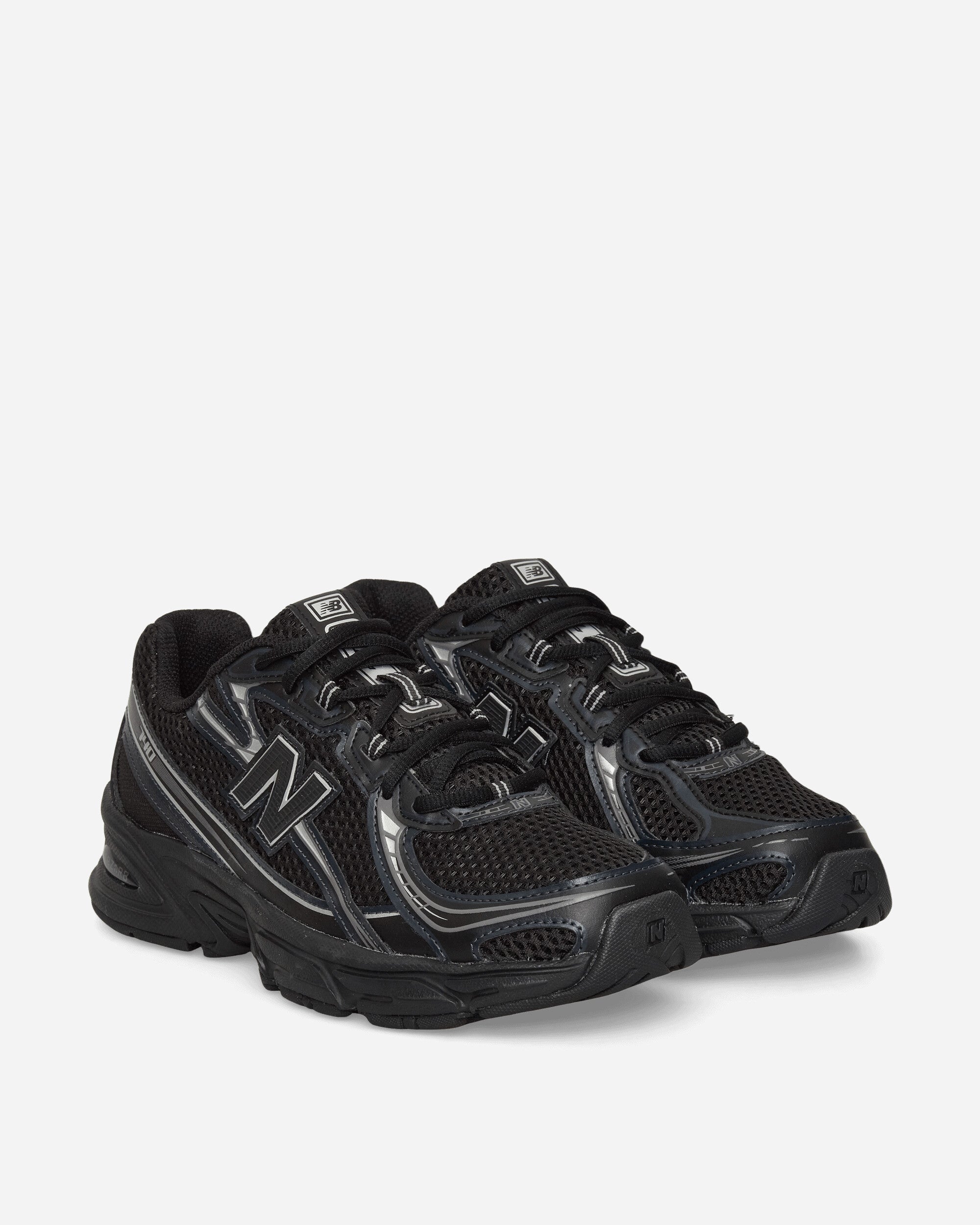 740 Sneakers Black / Silver Metallic