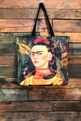 Frida Bag-Monkey and Red Ribbon