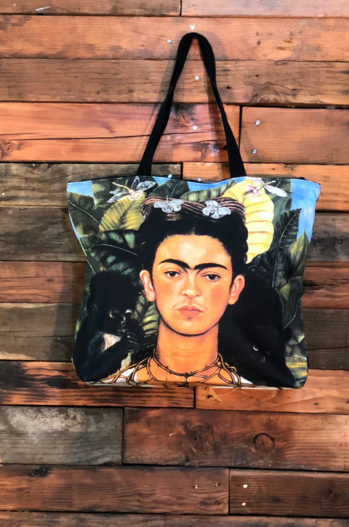 Frida Bag-Thorn Necklace and Hummingbird