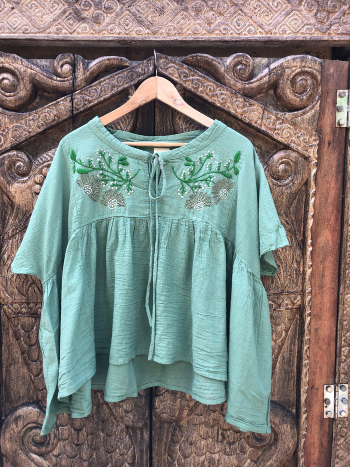 Karuna Blouse - Mint
