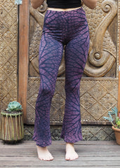 Leaf Bell Bottoms - Purple