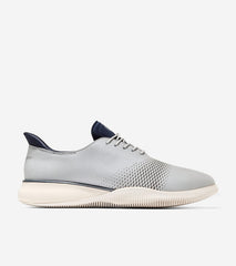 Men's 6.ZERØGRAND Laser Quick-On Oxfords-Harbor Mist-Navy Blazer-Ivory