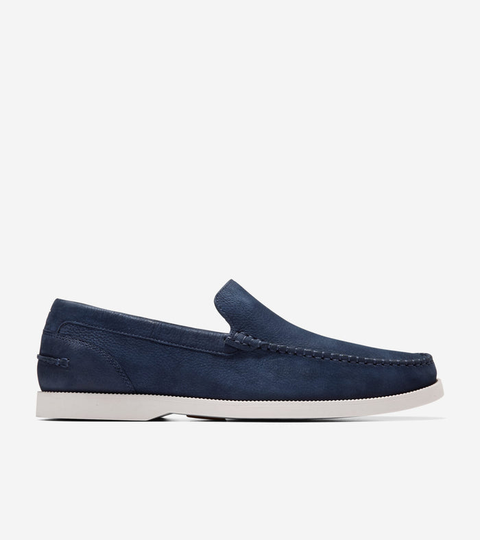 Men's American Classics Hampton Loafers-Navy Blazer-Ancient Scroll