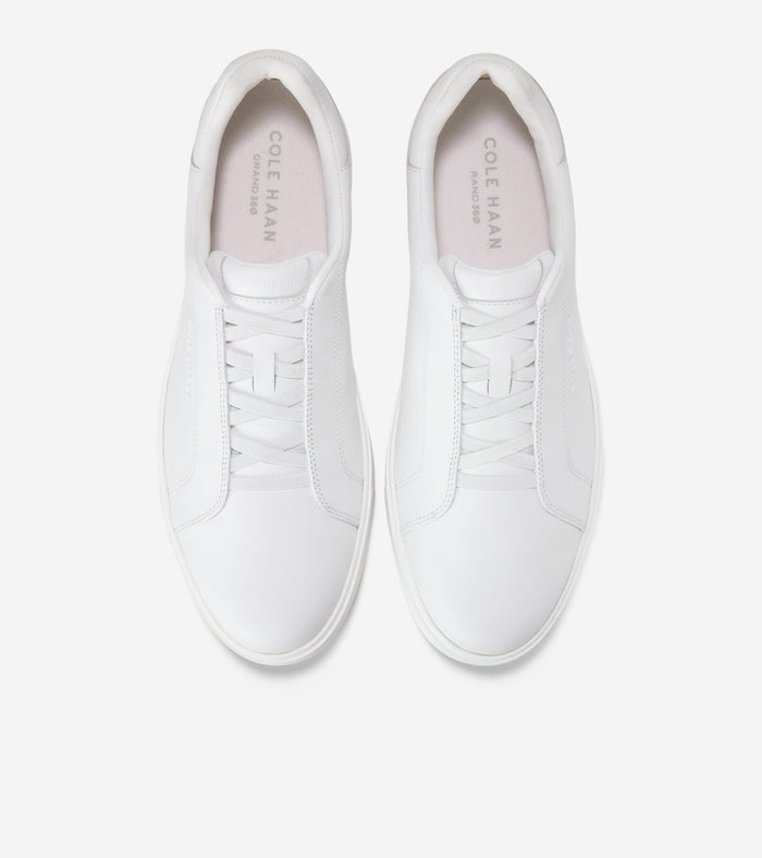 Men's GrandPrø Luxe Slip-On Sneakers-Optic White