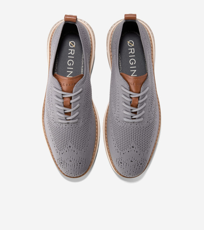 Men's ØriginalGrand Energyweave Stitchlite™ Wingtip Oxfords-Ironstone-British Tan-Ivory