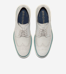 Men's ØriginalGrand Remastered Wingtip Oxfords-Dove-Mediterranea-Ivory