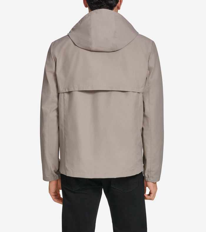 Men's Packable Running Rain Jacket-Khaki