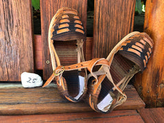 Size 25 Kid's Huarache Sandals - Brown