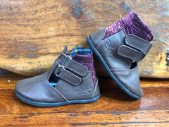 Size 27 Kids Adventure Boots - Burgundy on Brown