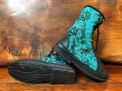 Size 39 Deluxe Desert Boots - Turquoise