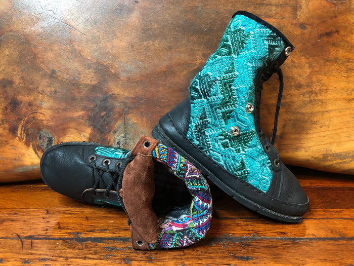 Size 39 Deluxe Desert Boots - Turquoise