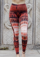 Tie dye Leggings- Rust Rivers