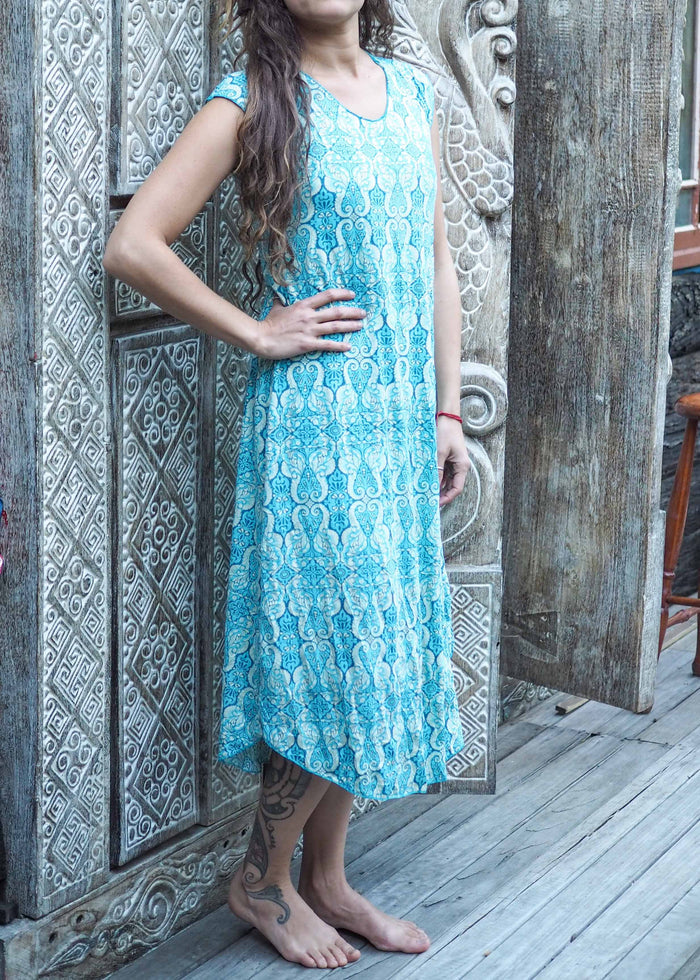 Turkish Tile Stretch Dress