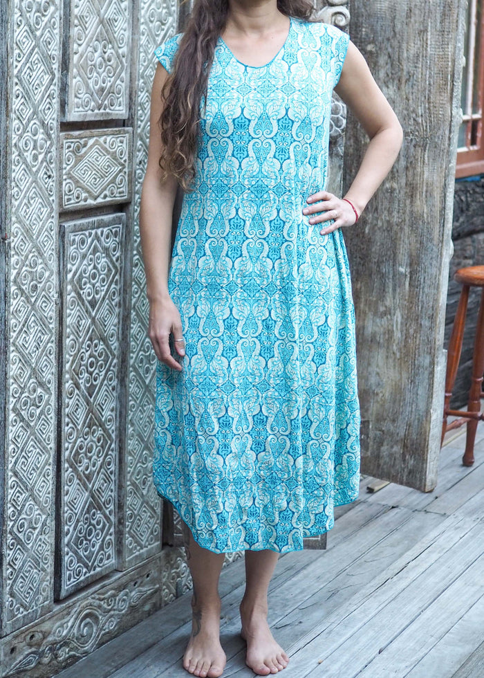 Turkish Tile Stretch Dress