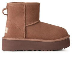 UGG Classic Mini Platform Girls Brown Boots