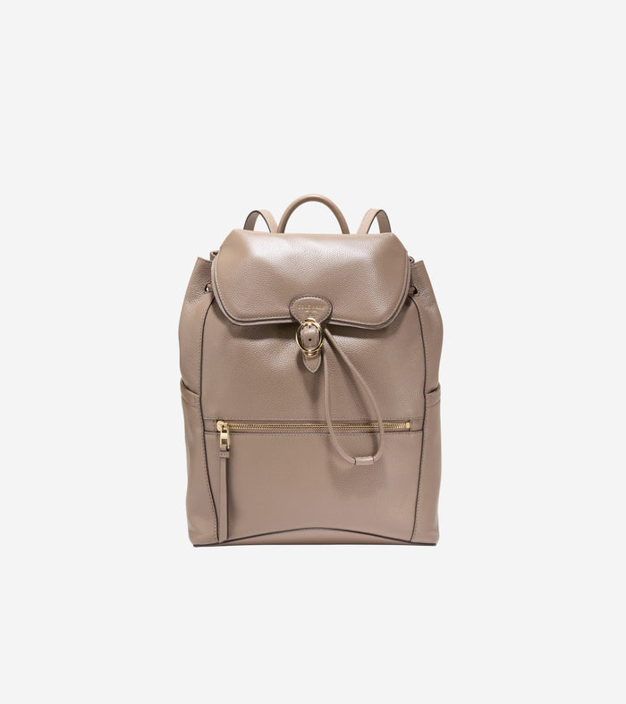Women's Alexandria Flap Medium Backpack-Irish Coffee