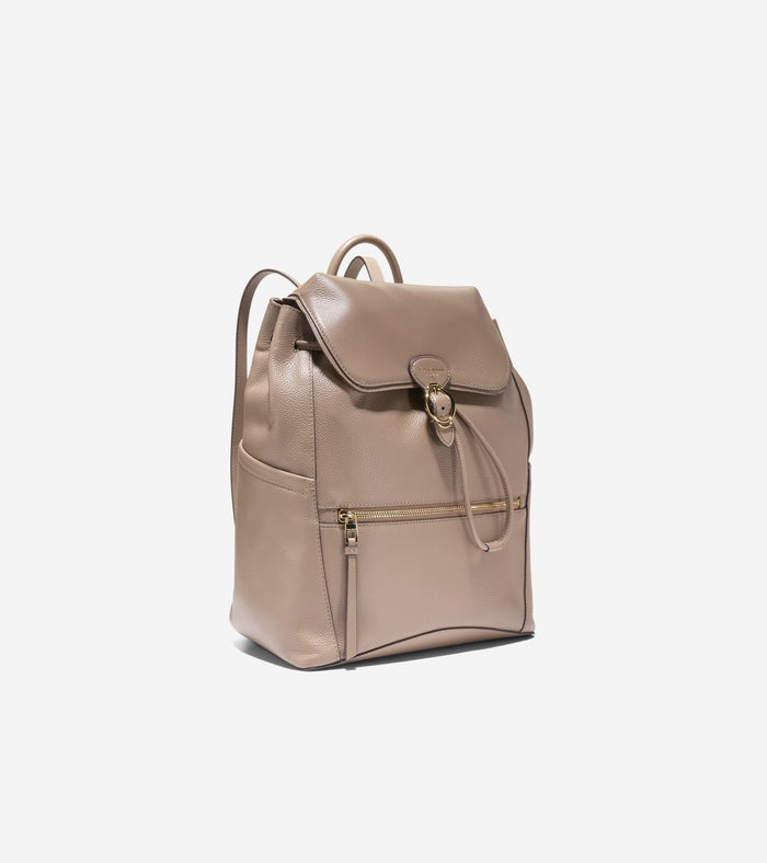 Women's Alexandria Flap Medium Backpack-Irish Coffee