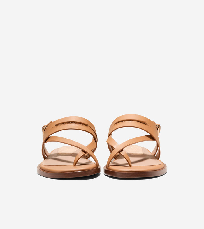 Women's Go-To Estella Flat Thong Sandals-Biscuit