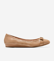 Women's Go-To Tova Bow Ballet Flats-Tuscan Sand