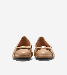 Women's Go-To Tova Bow Ballet Flats-Tuscan Sand