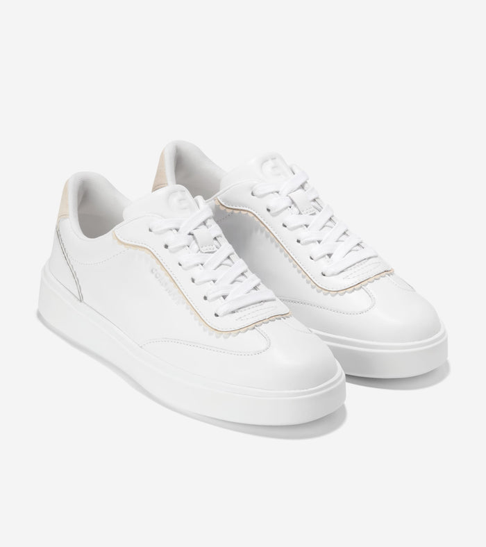 Women's Grand Crosscourt Arlowe Sneakers-White-Silver Birch