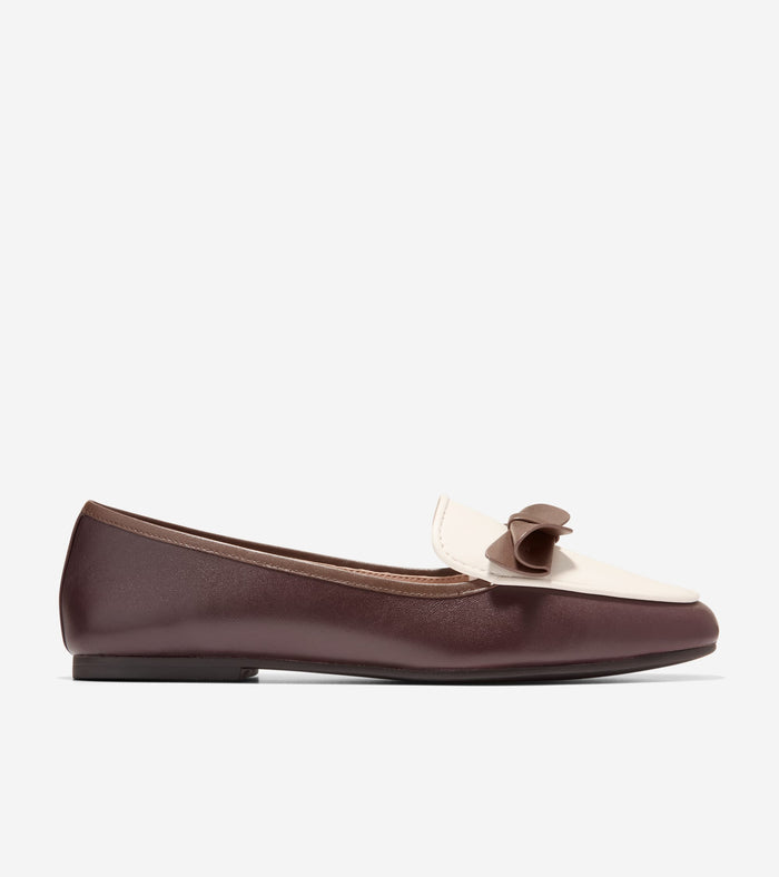 Women's Payson Soft Bow Loafers-Bloodstone-Fondue Fudge-Ivory