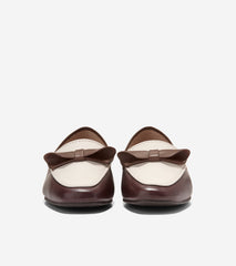 Women's Payson Soft Bow Loafers-Bloodstone-Fondue Fudge-Ivory