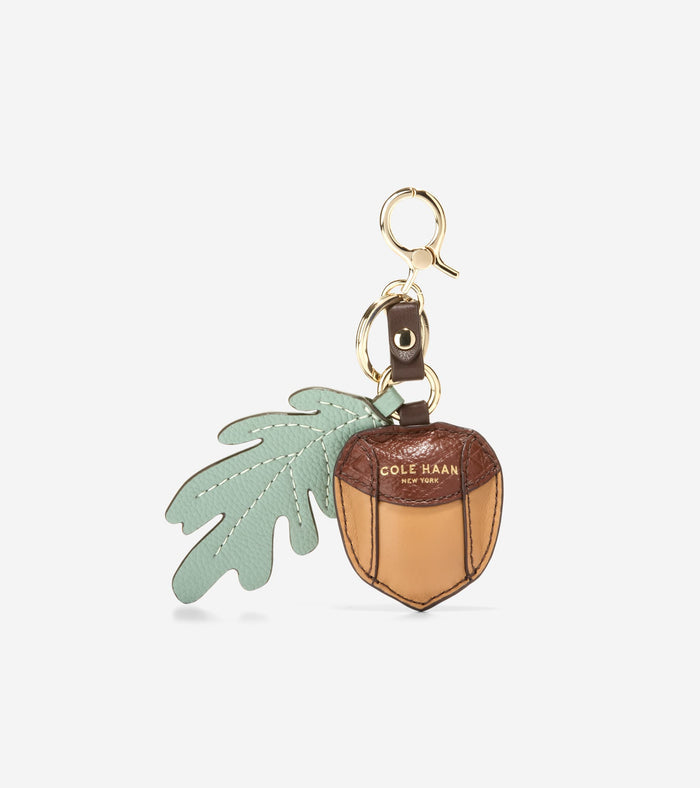 Women's Spruce Bag Charm-Brown Multi Acorn