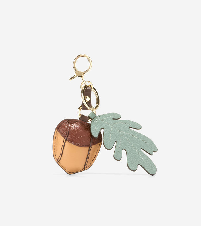 Women's Spruce Bag Charm-Brown Multi Acorn