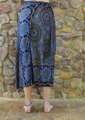 Wrap-Around Skirt - Blue