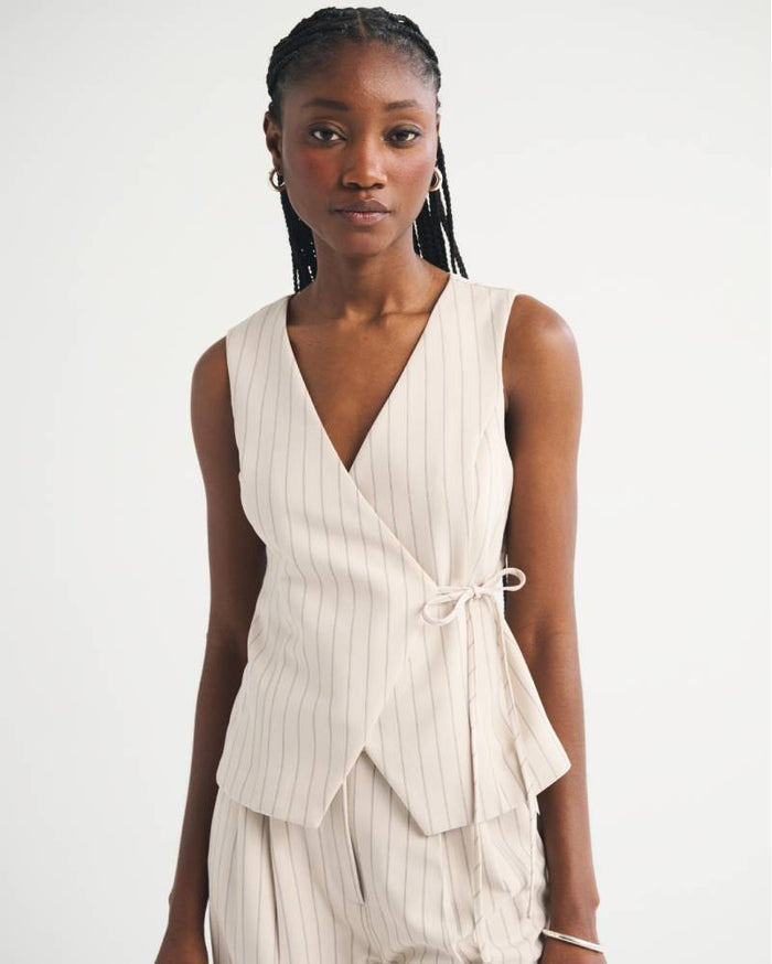 beige pinstripePatternA937 / XXS