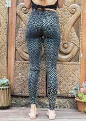 Zigzag Leggings - Mustard